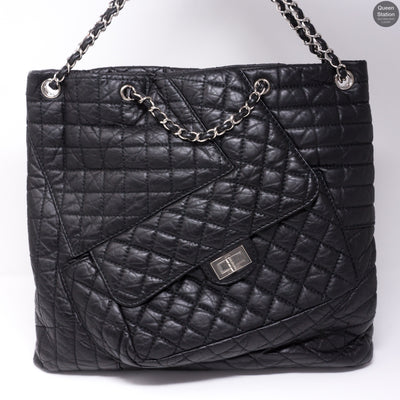 Jumbo XL 10A Quilted Leather Tote Bag