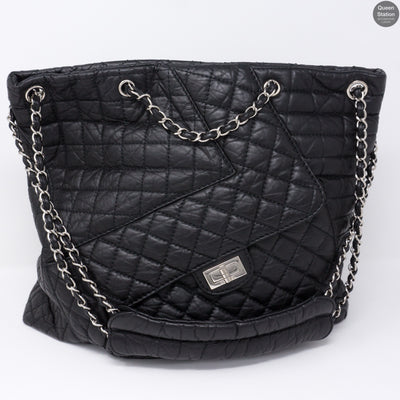Jumbo XL 10A Quilted Leather Tote Bag