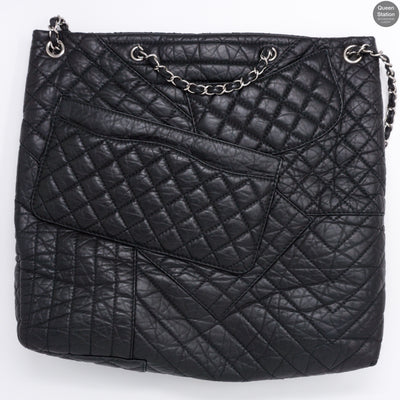 Jumbo XL 10A Quilted Leather Tote Bag