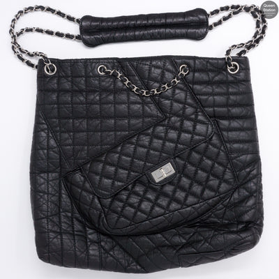 Jumbo XL 10A Quilted Leather Tote Bag