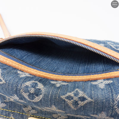 Amelia Denim Clutch