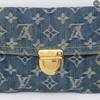 Amelia Denim Clutch