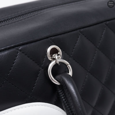 Cambon Bowler Quilted Leather Black