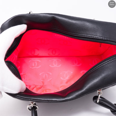 Cambon Bowler Quilted Leather Black