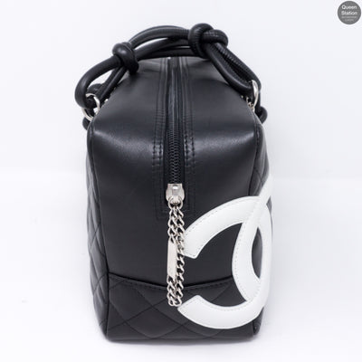 Cambon Bowler Quilted Leather Black