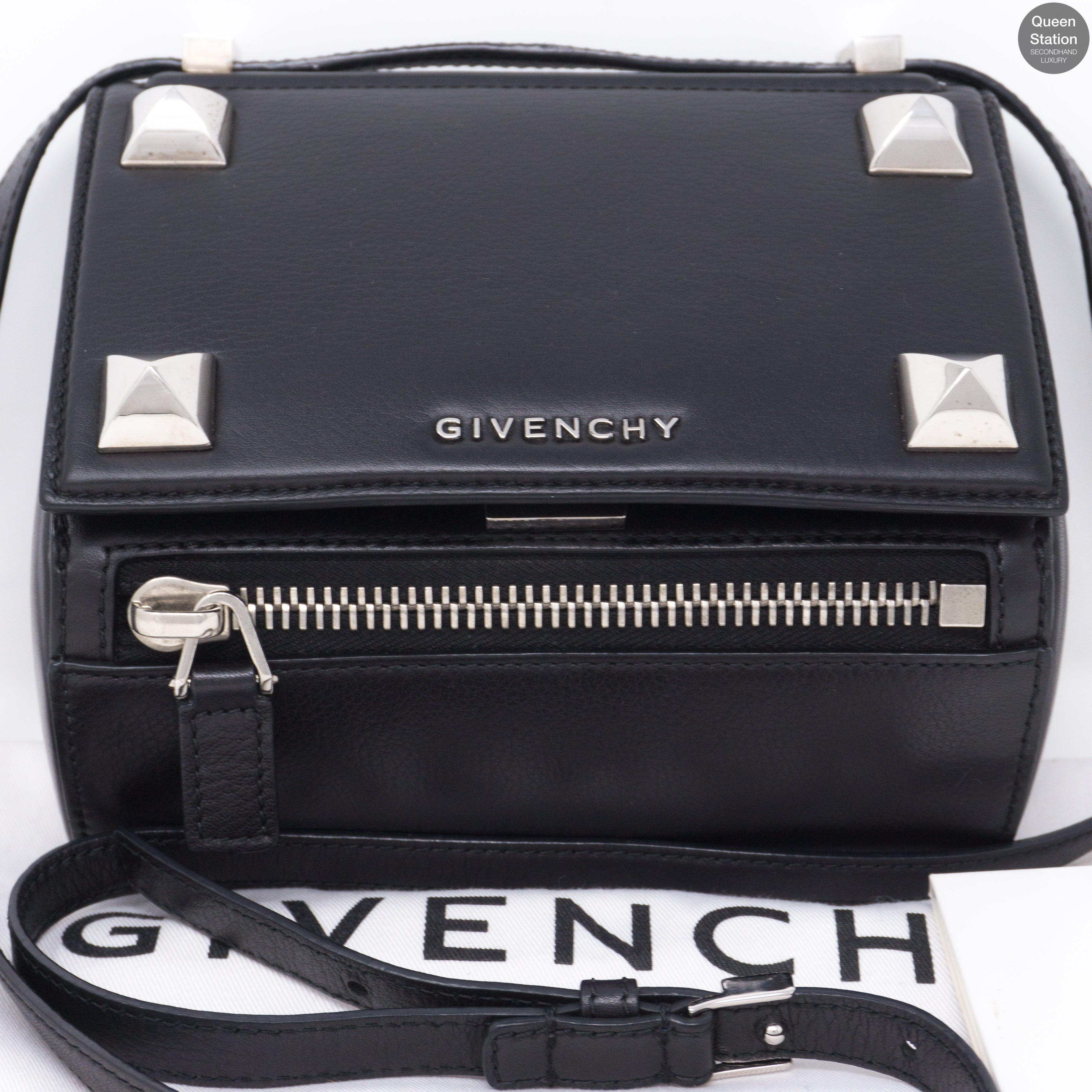 Pandora Box Mini Black Leather
