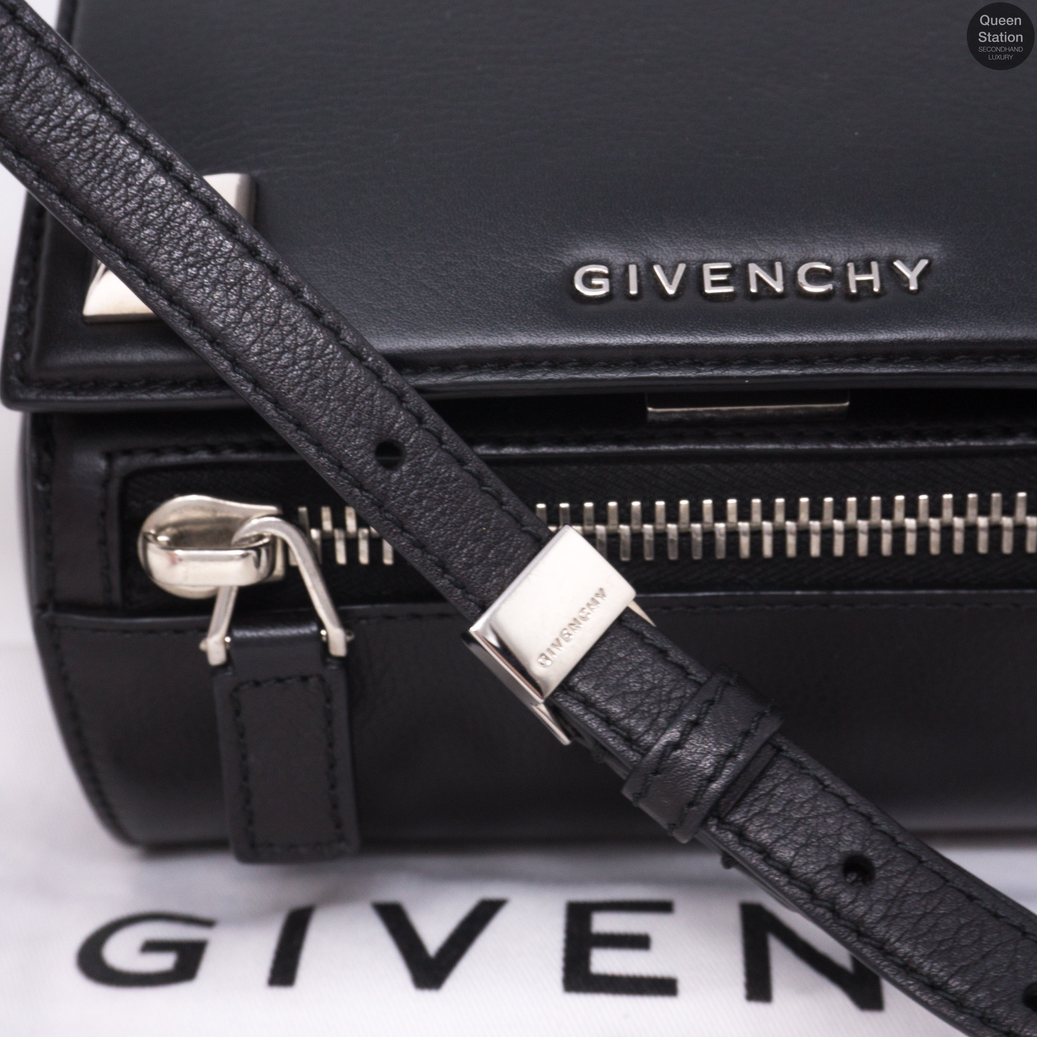 Pandora Box Mini Black Leather