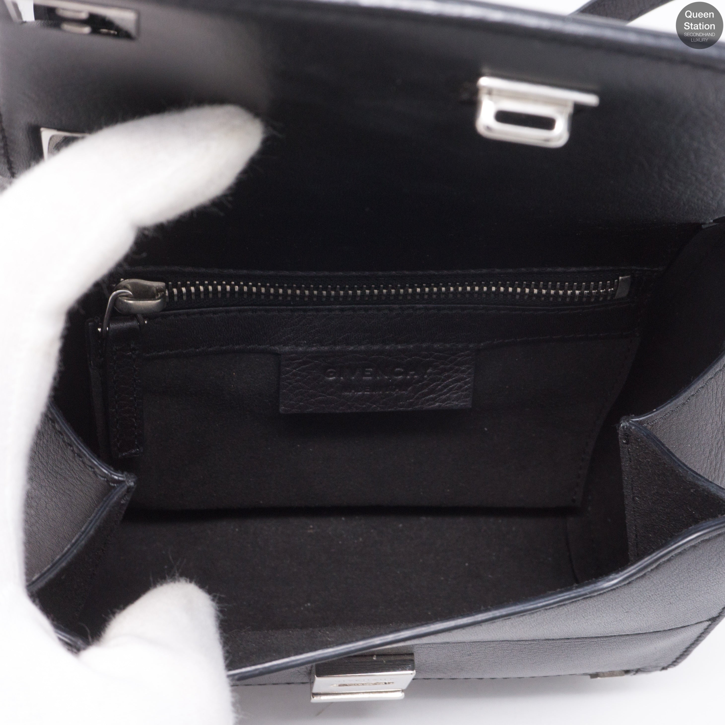 Pandora Box Mini Black Leather