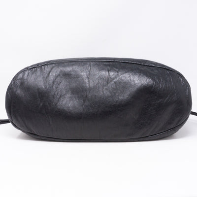CC Leather And Tweed Chain Tote Bag