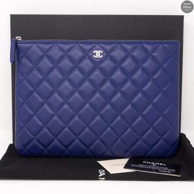 Classic Pouch Purple Lambskin