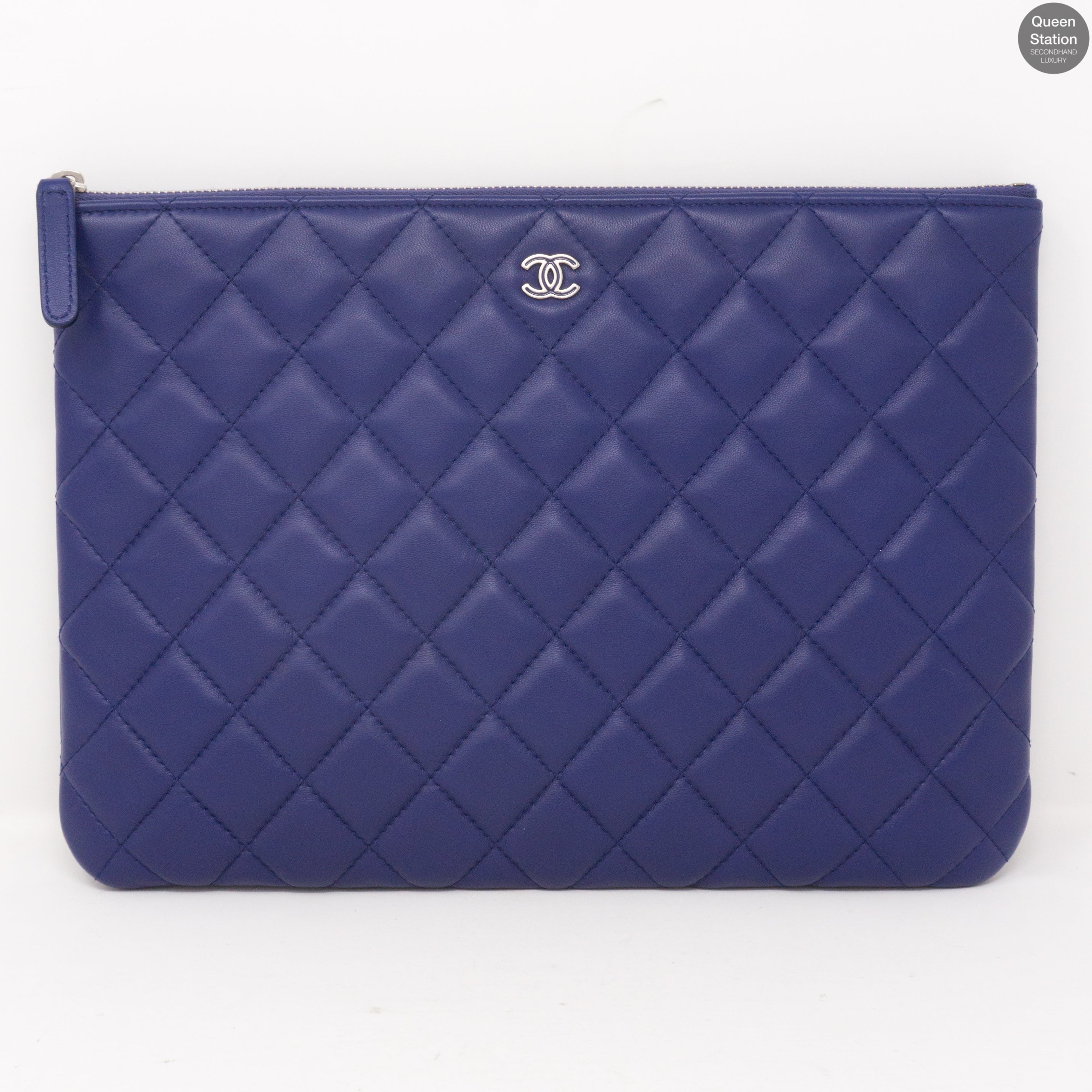 Classic Pouch Purple Lambskin