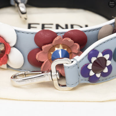 Strap You Flowers Leather Shoulder Strap