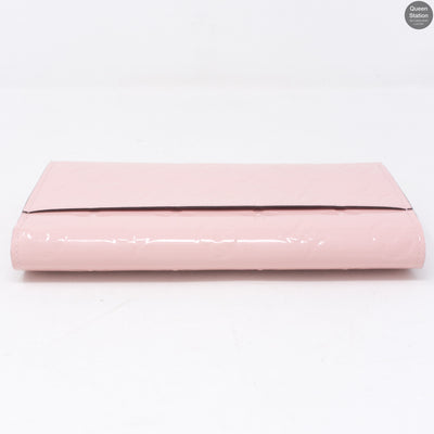 Sarah Wallet Vernis Rose Ballerine