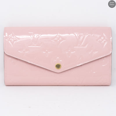 Sarah Wallet Vernis Rose Ballerine