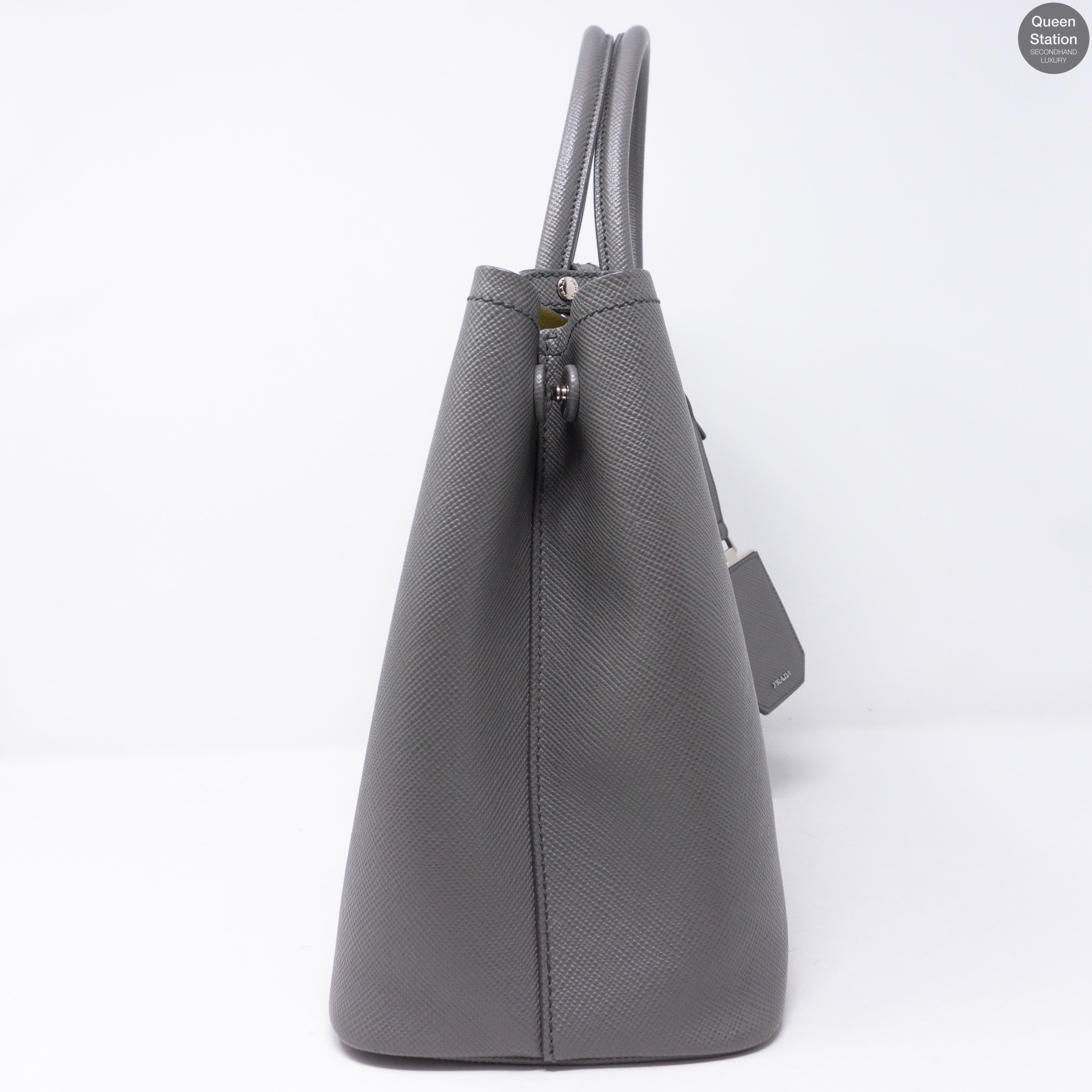 Grey Double Medium Bag
