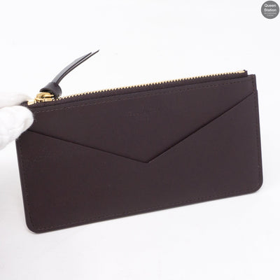 Jeanne Wallet Vernis Amarante