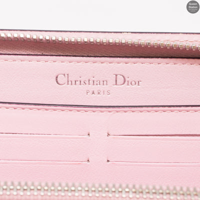 Diorissimo Zip Around Wallet Pink Leather