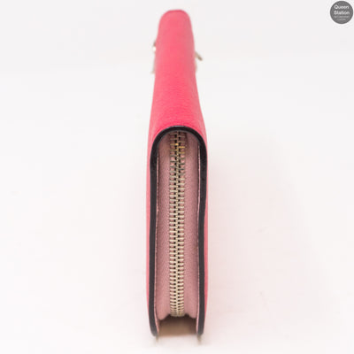 Diorissimo Zip Around Wallet Pink Leather