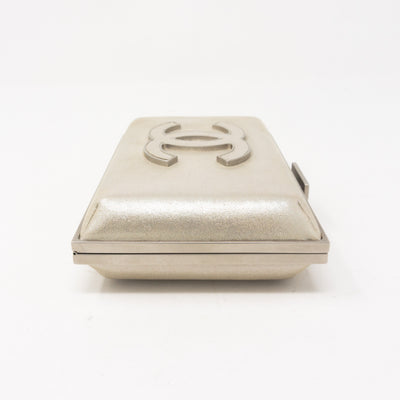 Evening Box Clutch Metallic Champagne
