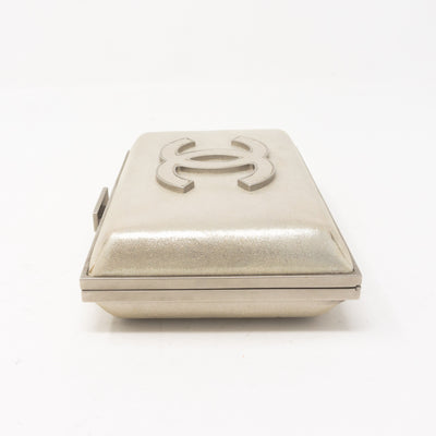 Evening Box Clutch Metallic Champagne