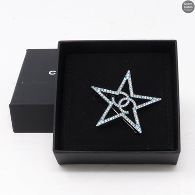 CC Star Crystal Brooch