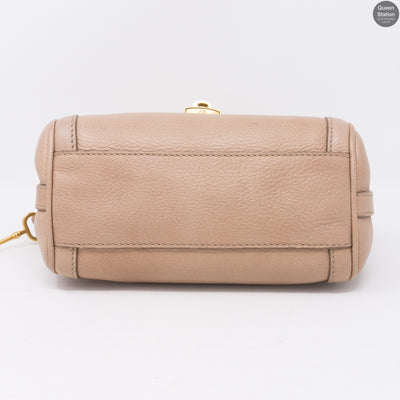 Miss Bonita Beige Leather Bag