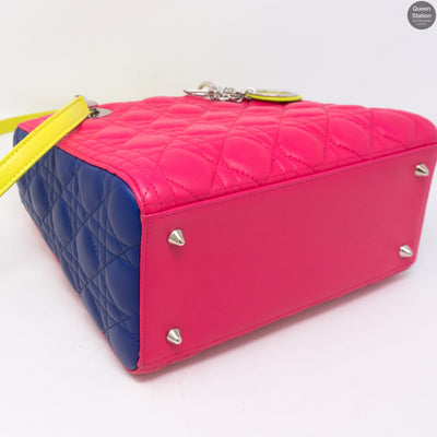 Lady Dior Medium Tri Color Leather