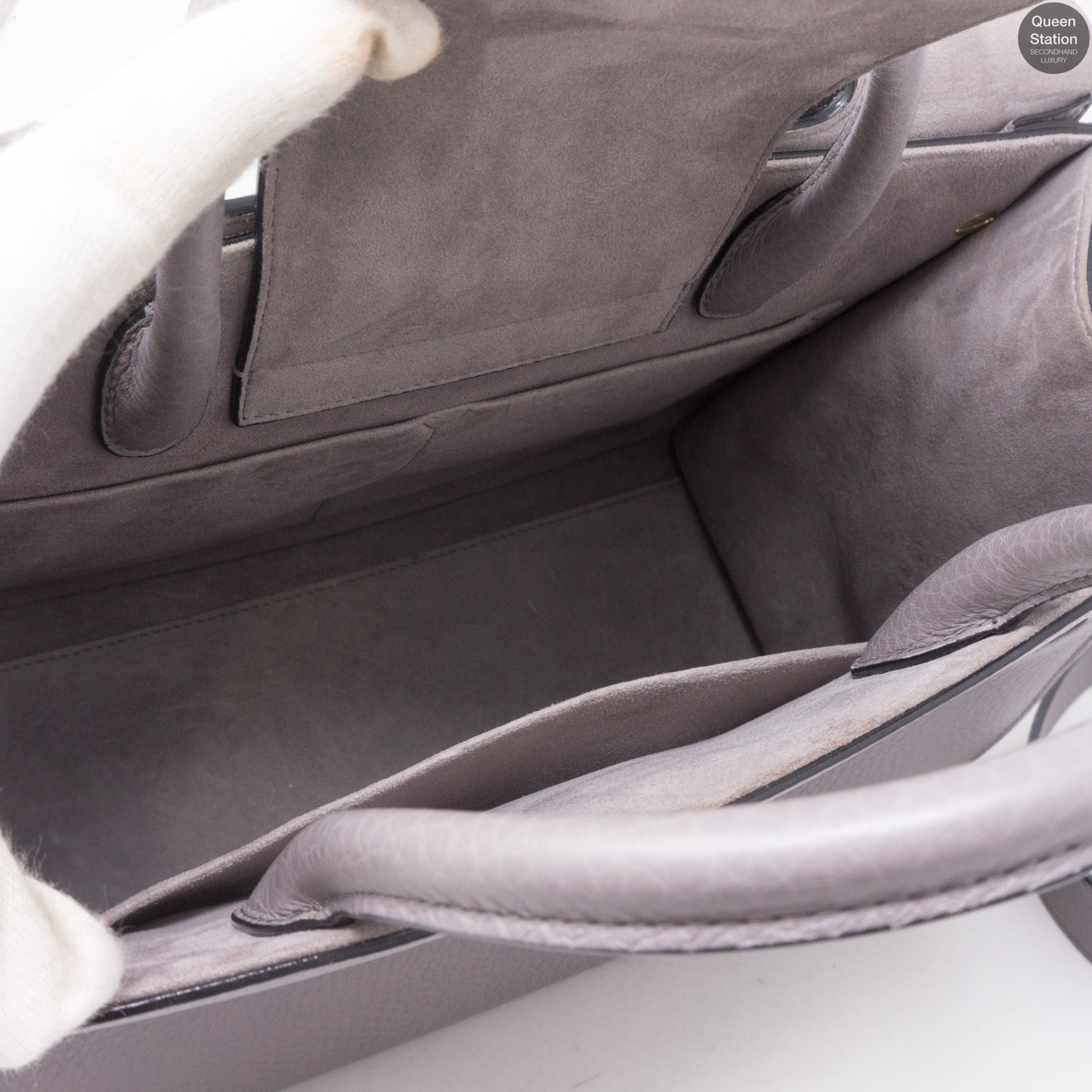 Diorever Grey Leather
