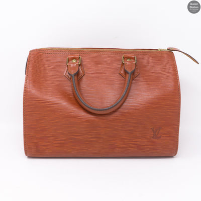 Speedy 25 Brown Epi Leather