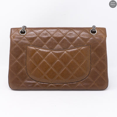 Reissue 2.55 226 Double Flap Bag Distressed Leather