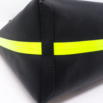 Giant Check Reversible Tote Black
