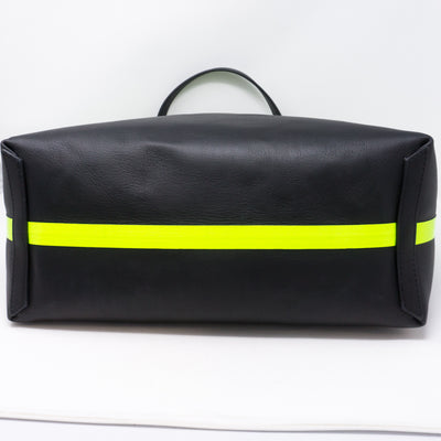 Giant Check Reversible Tote Black