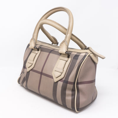 Small Chester Smoked Check Boston Bag
