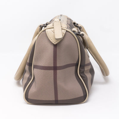 Small Chester Smoked Check Boston Bag