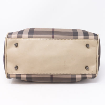 Small Chester Smoked Check Boston Bag
