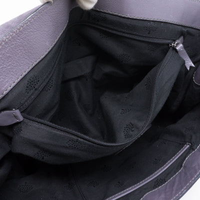 Alexa Oversized Slate Gray Leather