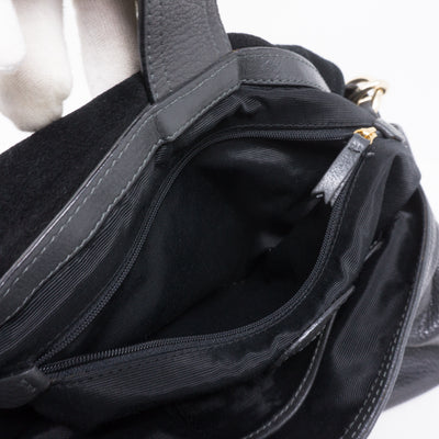 Daria Satchel Gray Leather