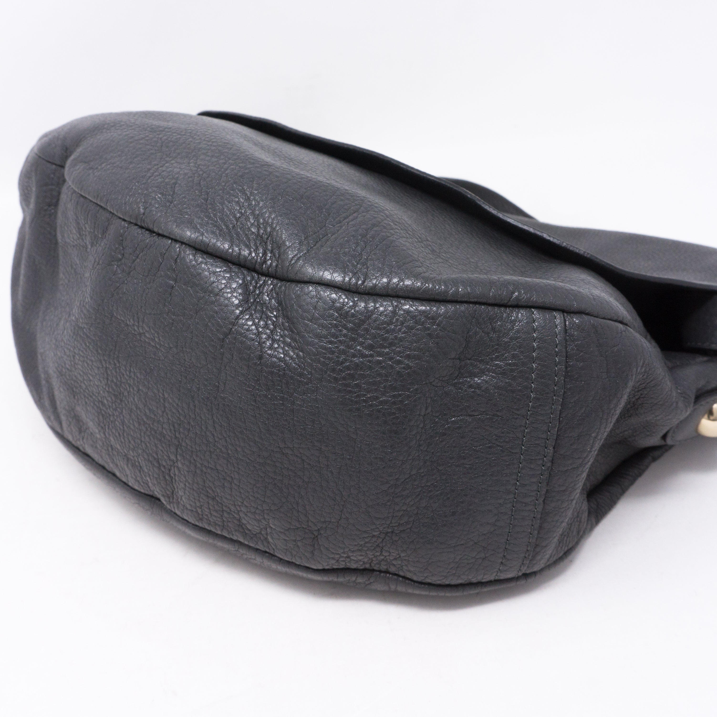 Daria Satchel Gray Leather