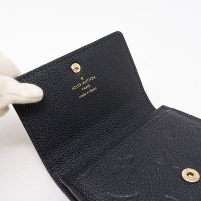 Card Holder Black Monogram Empreinte