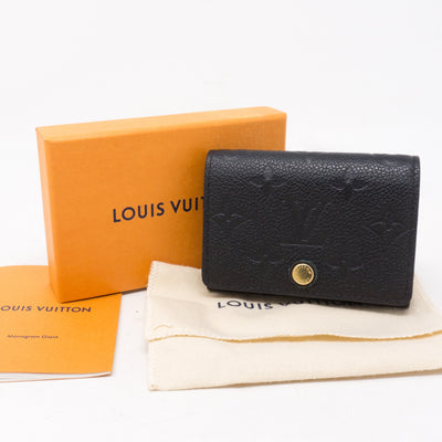 Card Holder Black Monogram Empreinte