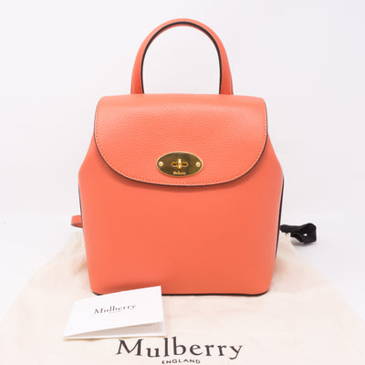 Mini Bayswater Backpack Coral Rose Leather