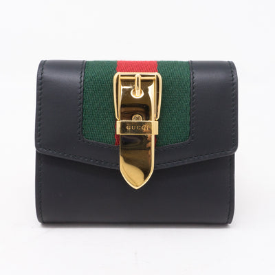 Sylvie Wallet Black Leather