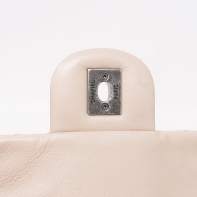 Coco Pleats Small Beige Crossbody Bag