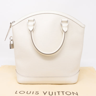 Lockit Epi Leather White