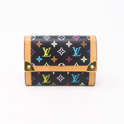 Coin Card Case Multicolore Black