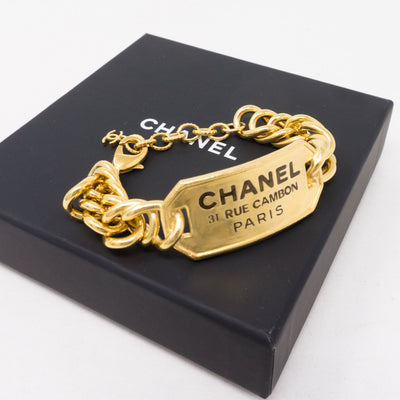 31 Rue Cambon Plate Chain Bracelet