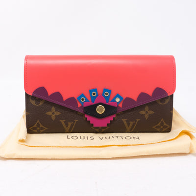 Sarah Wallet Flamingo Monogram Totem