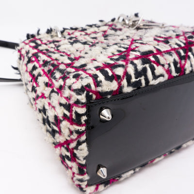 Lady Dior Medium Tweed & Leather