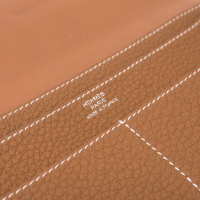 Dogon Duo Wallet Gold Leather