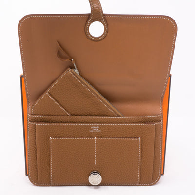 Dogon Duo Wallet Gold Leather